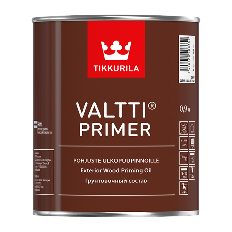 Грунтовочный состав Tikkurila Валтти Праймер для деревянных фасадов (Финляндия)