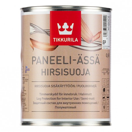 Защитный состав Tikkurila Панели-Ясся полуматовый для внутренних работ (Финляндия)