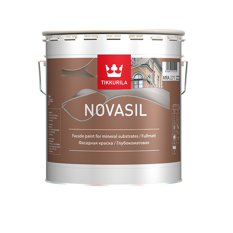 Краска Tikkurila Новасил матовая для фасадов (Финляндия)