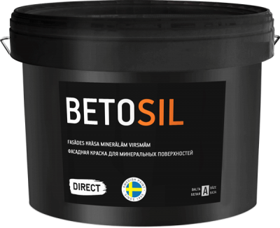 Краска Colorex Betosil матовая для фасадов не требующая грунтования (Швеция)