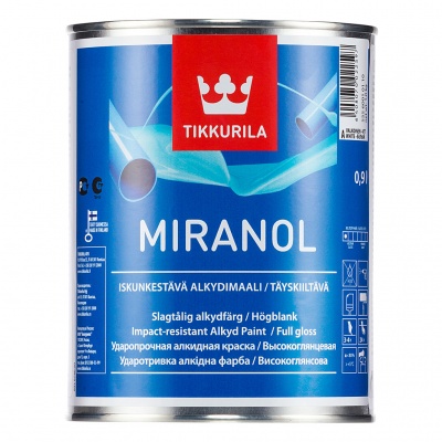 Эмаль Tikkurila Миранол высокоглянцевая для металла и дерева (Финляндия)